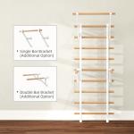 Swedish Ladder Wall Gym with Suspension Trainer