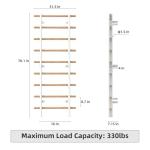 Swedish Ladder Wall Gym with Suspension Trainer