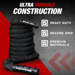 Heavy Duty Battle Ropes with Anchor Strap Kit
