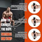 Perantlb 30ft Battle Rope for Home Fitness