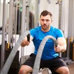 Perantlb 30ft Battle Rope for Home Fitness