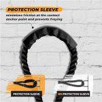 Yes4All 40ft Battle Rope - 1.5in Thick