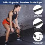 Lightweight Ropeless Battle Ropes for Home Gym