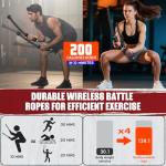 Ropeless Weighted Battle Ropes for Home Workouts