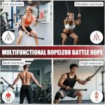 Ropeless Weighted Battle Ropes for Home Workouts