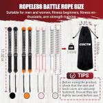 Ropeless Weighted Battle Ropes for Home Workouts