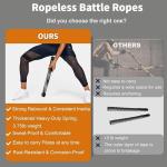 Portable Ropeless Battle Ropes for HIIT Workouts