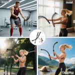 Portable Ropeless Battle Ropes for HIIT Workouts