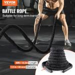 VEVOR 40Ft Battle Rope for Core Strength Training
