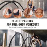VEVOR 40Ft Battle Rope for Core Strength Training