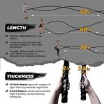 Yes4All 50ft Battle Rope for Strength Training
