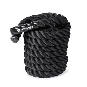 Titan Fitness 30ft Battle Rope for Home Workouts