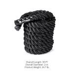 Titan Fitness 30ft Battle Rope for Home Workouts