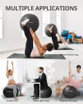 Trideer Yoga Ball for Fitness, Stability, and Therapy