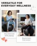 Trideer Yoga Ball for Fitness, Stability, and Therapy
