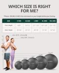 Trideer Yoga Ball for Fitness, Stability, and Therapy