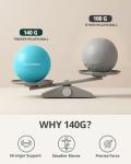 Trideer 9-Inch Pilates Ball with Exercise Guide