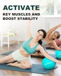 Trideer 9-Inch Pilates Ball with Exercise Guide