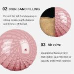 10 lbs Weighted Medicine Slam Ball - Dynamic Pink