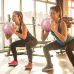 10 lbs Weighted Medicine Slam Ball - Dynamic Pink