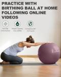 Trideer Anti-Burst Yoga Ball for Exercise & Support