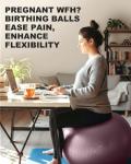 Trideer Anti-Burst Yoga Ball for Exercise & Support