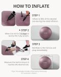 Trideer Anti-Burst Yoga Ball for Exercise & Support