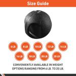 Body Sport 8 lb Double Grip Medicine Ball