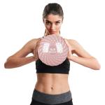 GOOGIC 8 lbs Pink Slam Ball for Workouts
