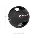 Titan Fitness 10 LB Dual Grip Medicine Ball