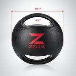 ZELUS Dual Grip Medicine Ball 10/20 lbs