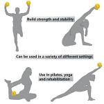 Trademark Innovations 5lb Weighted Toning Balls - Set of 2