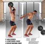 Yes4All 12lbs No-Bounce Slam Ball for Training