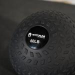 Titan Fitness 60 LB Rubber Slam Ball 11.5in
