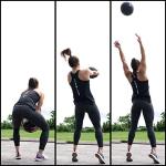 Valor Fitness 20lb Slam Ball for Workouts