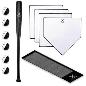 Baseball Bat Set with Bat, Balls, and Bases