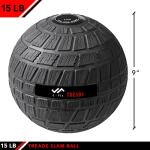 15 LB JFIT Slam Ball - Black Treads