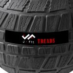 15 LB JFIT Slam Ball - Black Treads