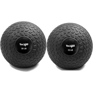 Yes4All Combo Slam Medicine Ball - 15/25 lbs