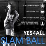 Yes4All Combo Slam Medicine Ball - 15/25 lbs
