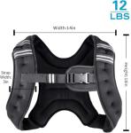 Henkelion Adjustable Weighted Vest for Training