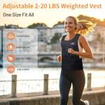 Wolliwa Adjustable Weighted Vest for Fitness Training