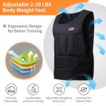 Wolliwa Adjustable Weighted Vest for Fitness Training