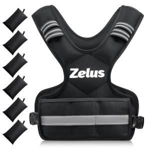 ZELUS Adjustable Weighted Vest for Home Workouts