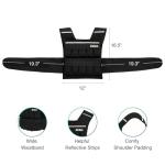 ZELUS Adjustable 30lb Weighted Vest for Workouts