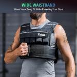 ZELUS Adjustable 30lb Weighted Vest for Workouts
