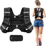 Adjustable Weighted Vest with Phone Pouch
