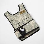 Cross101 20 lb Camouflage Adjustable Weighted Vest