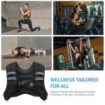 ZELUS Adjustable Weighted Vest for Strength Training