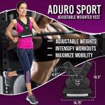 Aduro Sport Adjustable Weighted Vest, 4lbs-10lbs